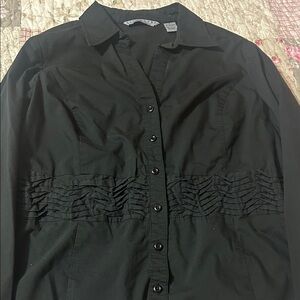 Signature by Larry Levine Black Blouse